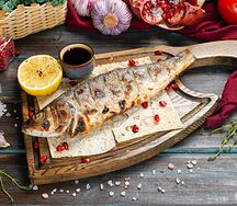 Форель на мангале