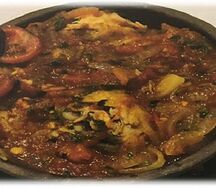 Чахохбили из домашней курицы