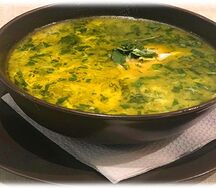 Суп Чихиртма из домашней курицы