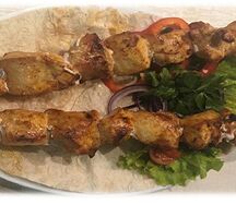 Шашлык из домашней курицы