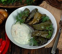 Долма с говядиной и свининой