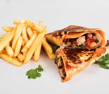 Мексиканский буррито с курицей