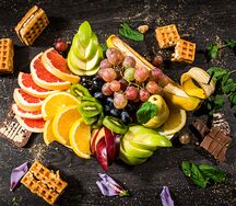 Фруктовая тарелка большая