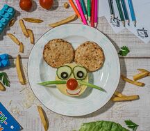 Картофельное пюре с куриной котлеткой