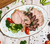 Ассорти из копченого мяса