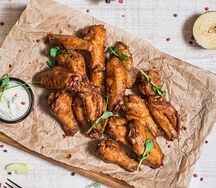 Куриные крылья копченые