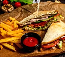 Клаб-сэндвич с курицей