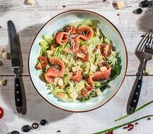 Цезарь с семгой холодного копчения