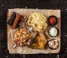 Пивное ассорти закусок