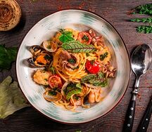 Паста с морепродуктами