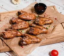 Куриные крылья жареные