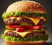 Бургер Двойной спешл