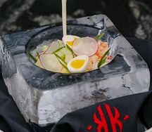 Окрошка с курицей