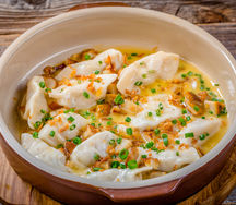 Квари с картофелем и грибами