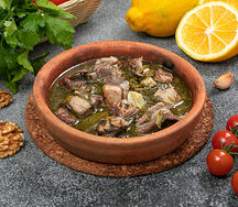 Чакапули с бараниной на кости и тархуном