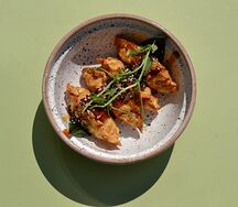 Гёдза с курицей и креветкой