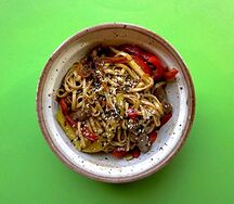 Wok с говядиной