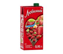 Сок Любимый Земляничное лето