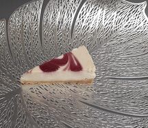 Чизкейк Нью-Йорк с клубникой