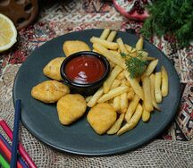 Наггетсы с картофелем фри