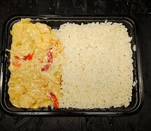 Рис с фрикасе