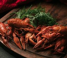 Вареный рак (средний)