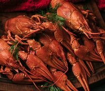 Вареный рак (крупный)