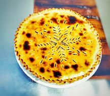 Пирог Фыджын с рубленым мясом