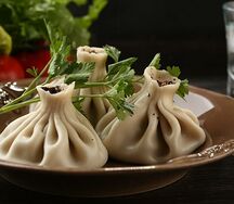 Хинкали с говядиной 5 шт