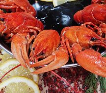 Раки вареные в ароматном бульоне крупные (15-19 шт. в кг.)