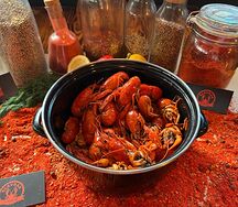 Раки Обжаренные в соусе барбекю семечка