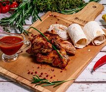 Шашлык из куриных крыльев