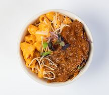 Mac & Cheese с томленой свининой