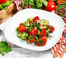Овощной салат по-грузински
