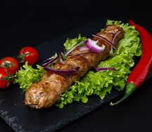 Люля-кебаб из свинины и говядины