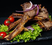 Шашлык из бараньей корейки
