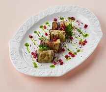 Рулетики из баклажанов