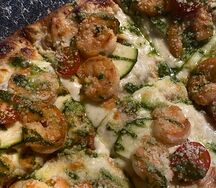 Римская пицца с креветками