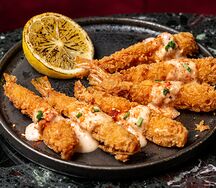 Хрустящие креветки темпура