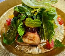 Салат с осьминогом