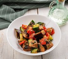 Баклажаны с шампиньонами