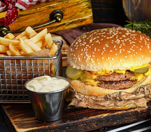 Биг Дабл Чизбургер комбо