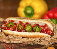 Хот-дог Чикаго с перцем