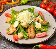 Цезарь с курицей