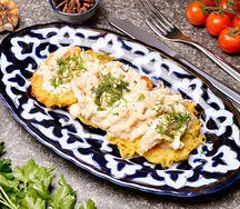 Драники с курицей