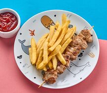 Куриный шашлычок с фри