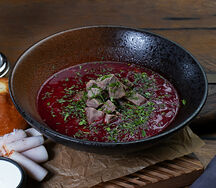 Кубанский борщ с говядиной