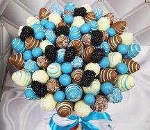 Букет в шляпной коробке Mix L