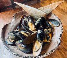 Мидии в сливочно-сырном соусе