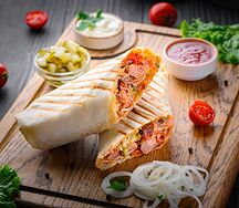 Шаверма с куриным шашлыком